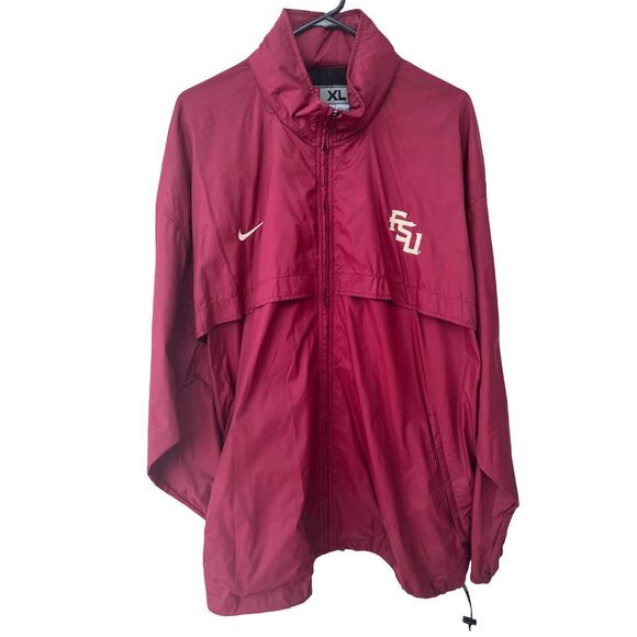 NIKE FLORIDA STATE UNIVERSITY FSU windbreaker jacket - Picture 1 of 8
